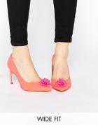 Asos Sienna Pointed Heels - Coral