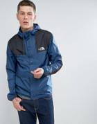 The North Face 1985 Mountain Lightweight Jacket In Blue/black - Navy