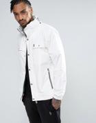 Luke 1977 Brownhills Jacket Concealed Hood Sport Zip In White - White