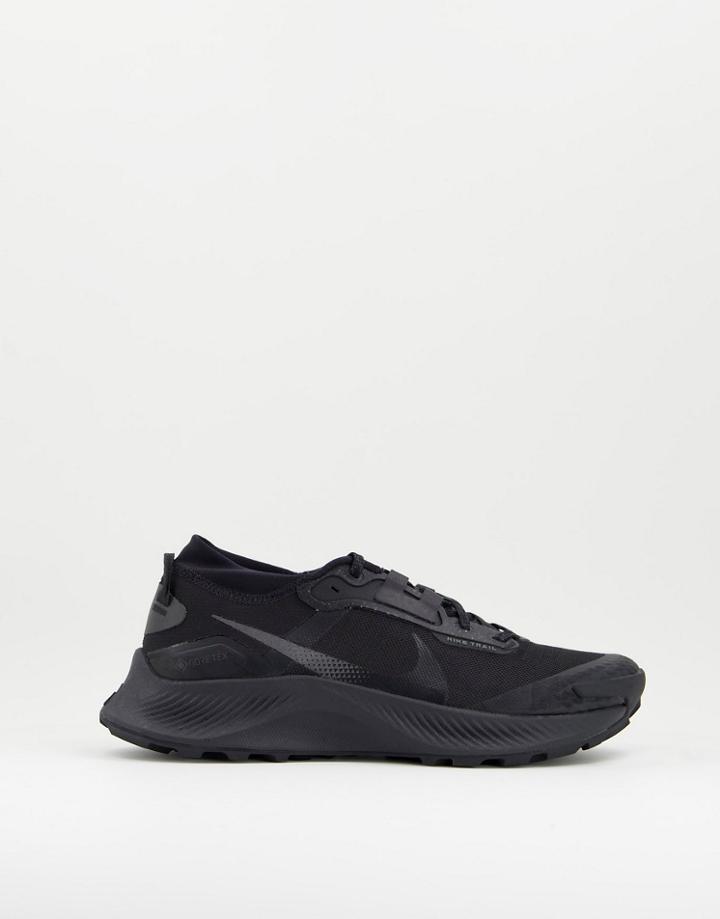 Nike Running Trail Pegasus 3 Gore-tex Sneakers In Black/dark Smoke Gray