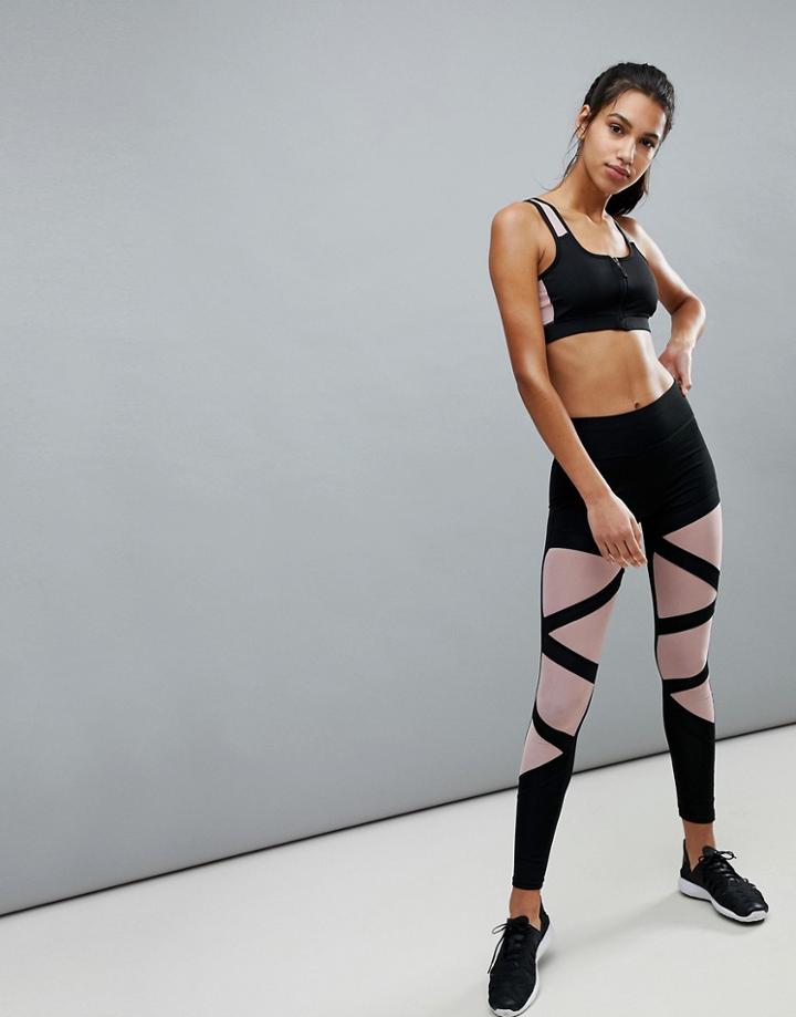 South Beach Bandage Gym Leggings - Black