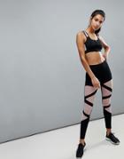 South Beach Bandage Gym Leggings - Black