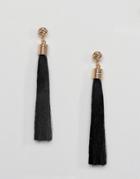 New Look Tassle Earrings - Black