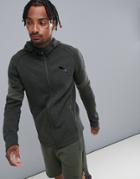 Puma Training Evostripe Hoodie In Khaki-green