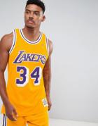 Mitchell & Ness Nba L.a. Lakers Swingman Tank - Black
