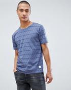 Only And Sons Enzyme Stripe T-shirt-blue