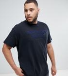 North 56.4 Plus T-shirt With Flocked Logo - Black