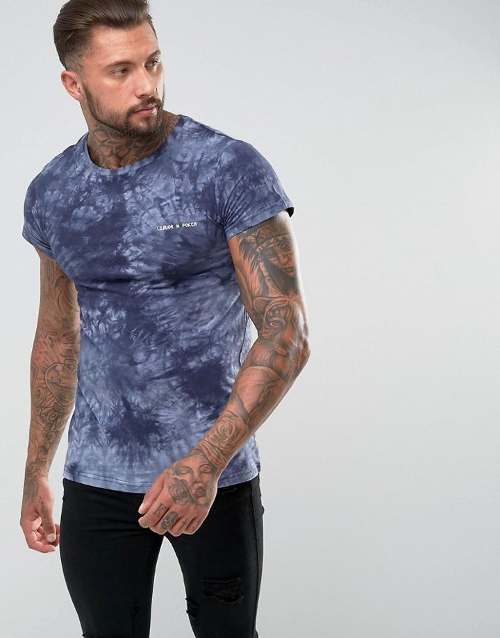 Liquor & Poker Ombre T-shirt - Pink