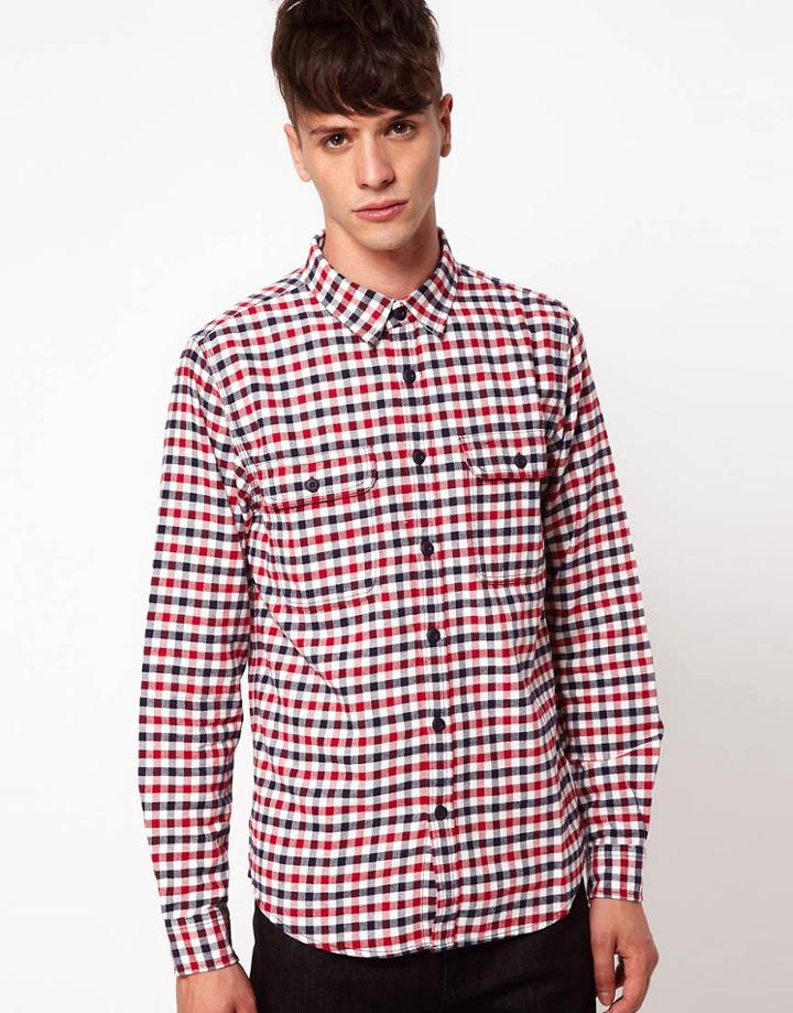 Izzue Gingham Shirt - Red