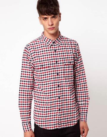 Izzue Gingham Shirt - Red