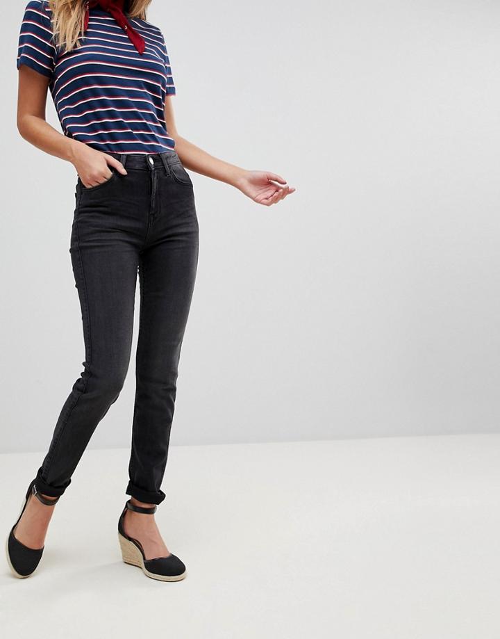 Lee High Rise Ultra Skinny Jean - Black