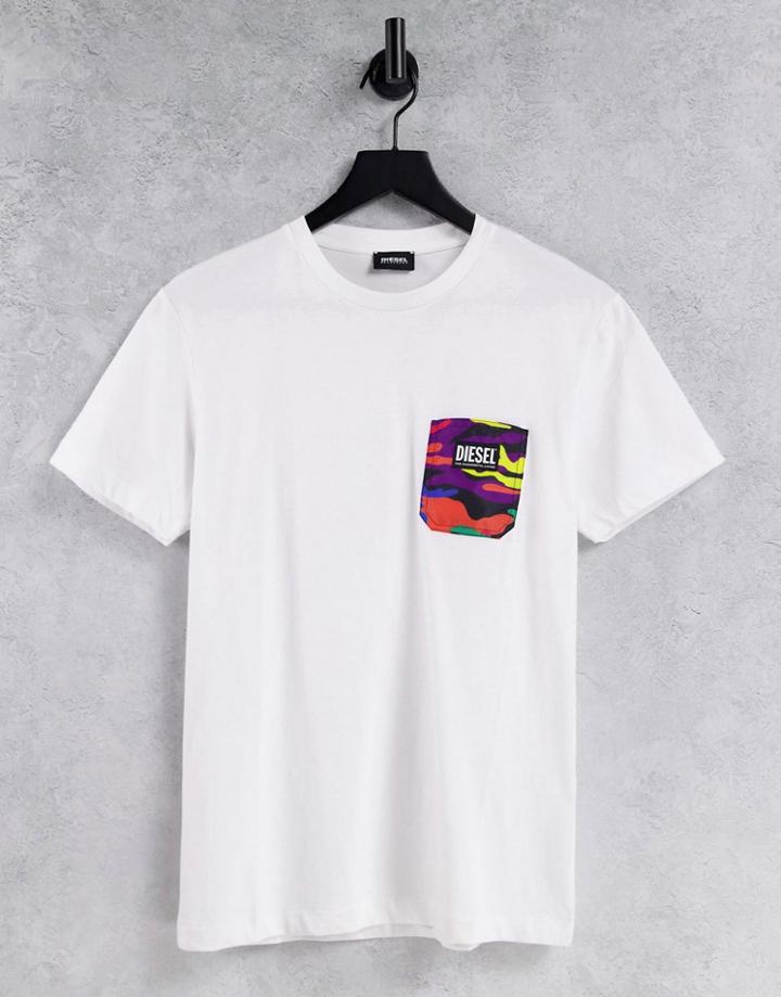 Diesel Xpride T-shirt In White