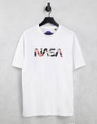 Only & Sons Nasa Oversized T-shirt In White