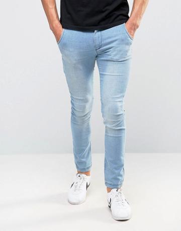 Illusive London Skinny Jeans - Blue