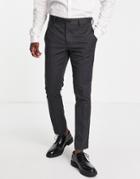 Bolongaro Trevor Wedding Plain Skinny Suit Pants In Gray