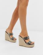 Truffle Collection Glam Wedge Sandals-multi