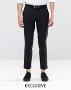 Only & Sons Skinny Suit Pants With Stretch - Black