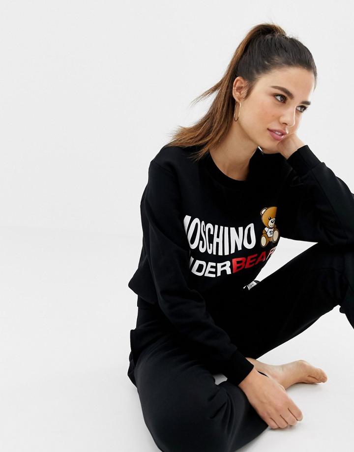 Moschino Logo Sweatshirt-black