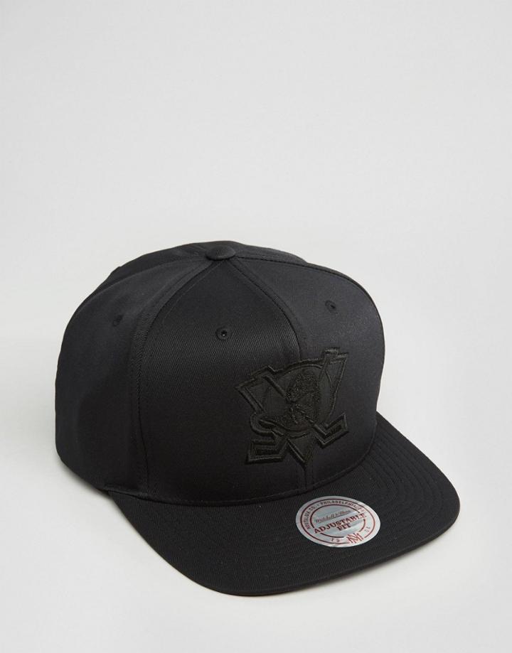 Mitchell & Ness Snapback Cap Tech Anaheim Ducks - Black