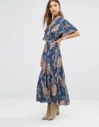 Free People Sweet Escape Midi Dress In Abrstact Print