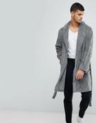 Original Penguin Fleece Robe - Black