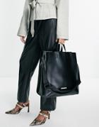 Claudia Canova Top Handle Tote Bag With Insert Pouch In Black