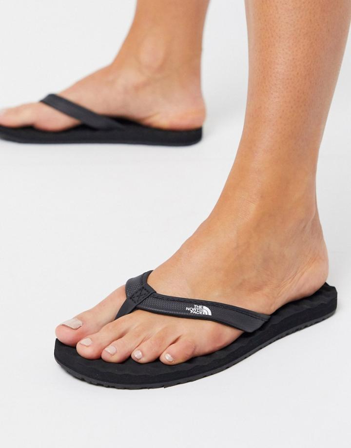 The North Face Base Camp Mini Flip Flops In Black
