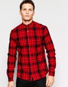 Only & Sons Check Shirt - Red