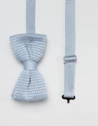 Religion Wedding Knitted Bow Tie In Pastel Blue - Blue