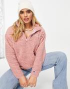 Champion Fleece With Logo In Pink