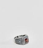 Serge Denimes Tribune Ring In Solid Silver - Silver