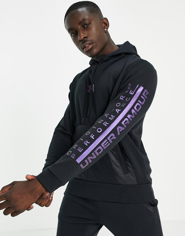 Under Armour Training Summit Hoodie In Black