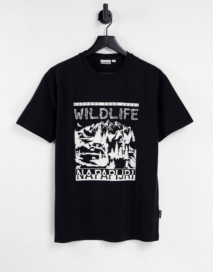 Napapijri Latemar T-shirt In Black