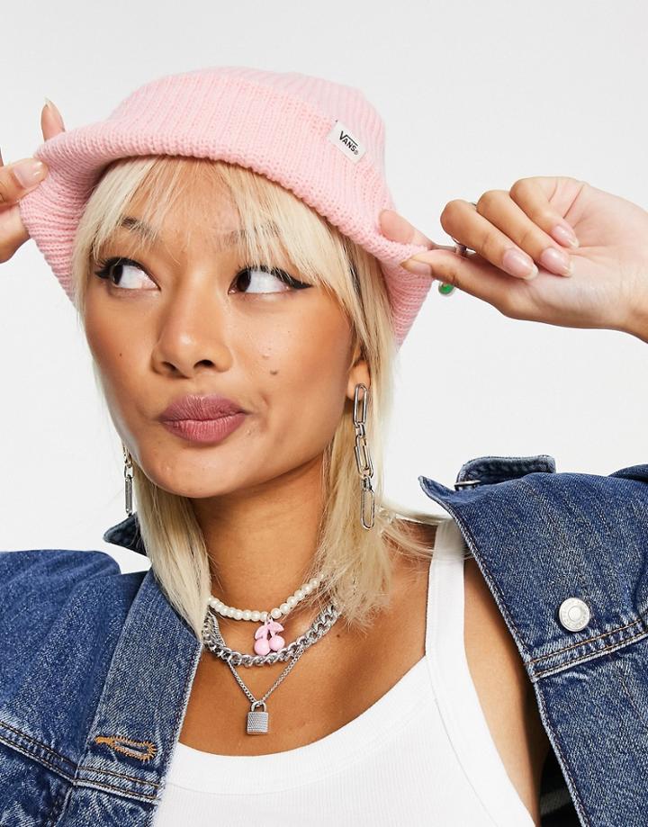 Vans Core Basic Beanie In Pink