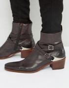 Jeffery West Manero Leather Jodphur Boots - Brown