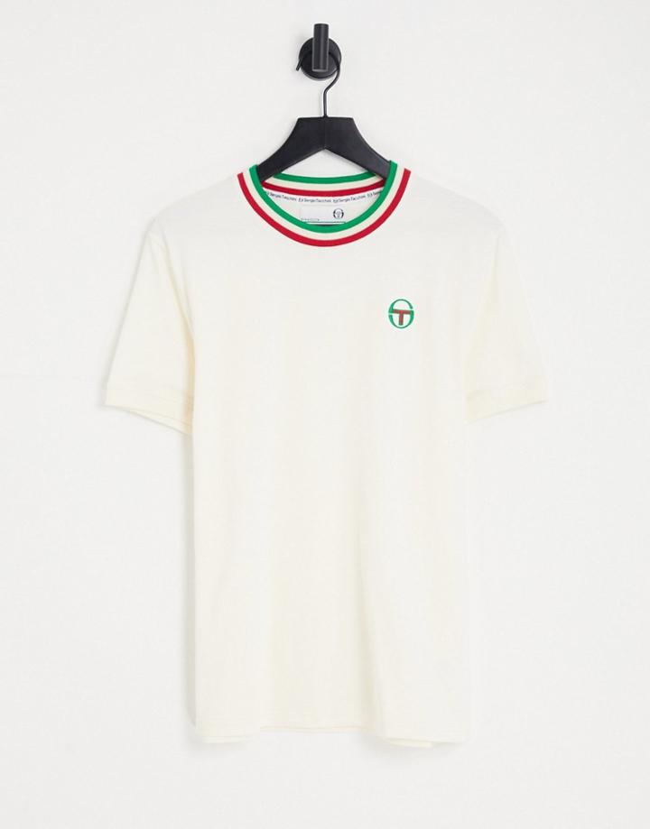 Sergio Tacchini Logo T-shirt In White