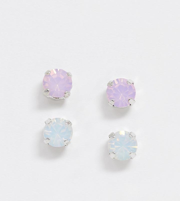 Krystal London Swarovski Crystal Pack Of 2 Studs