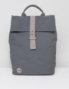 Mi-pac Canvas Backpack In Charcoal - Gray