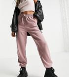 Topshop Tall Oversized 90s Sweatpants In Mink-neutral