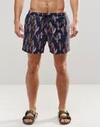 Hugo Boss Piranha Swim Short In Navy - Navy