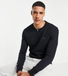 French Connection Tall Crew Neck Sweatshirt In Navy