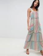 Free People Anika Tiered Mazi Dress