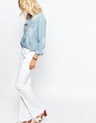 Pepe Jeans Melissa Flare With Front Pocket - White
