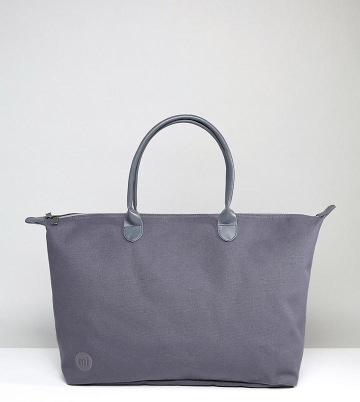 Mi-pac Exclusive Canvas Weekender Bag In Charcoal Canvas - Gray