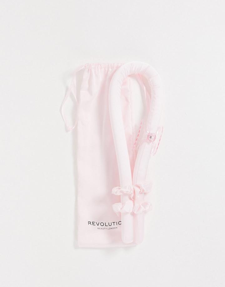 Revolution Hair Curl Enhance Satin Curling Ribbon Pink