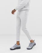 Good For Nothing Sweatpants In Gray Marl With Logo Side Taping - Gray