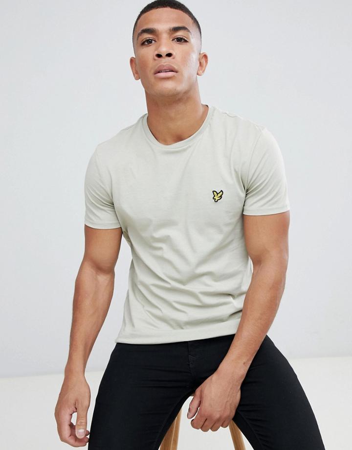 Lyle & Scott Logo T-shirt In Stone - Stone