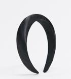 My Accessories London Exclusive Black Padded Headband In Black
