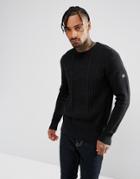 G-star Affni Cable Knit Sweater - Black