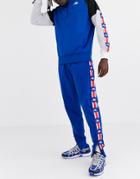 Kappa Authentic La Bergar Jogger With Side Taping In Blue
